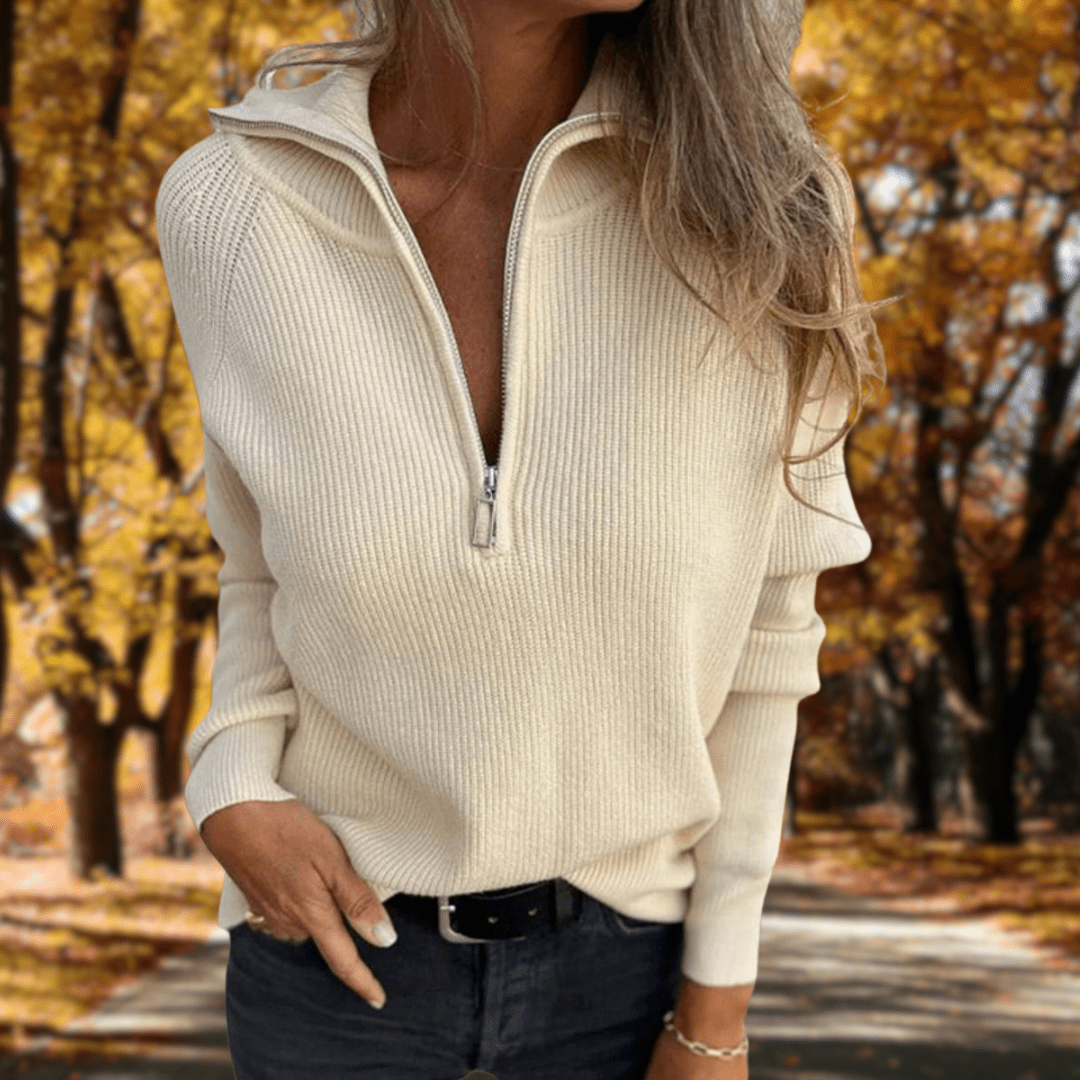 ADEL | TIMELESS KNIT SWEATER WITH TUMMY COVERAGE